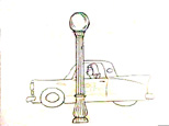Car & streetlamp